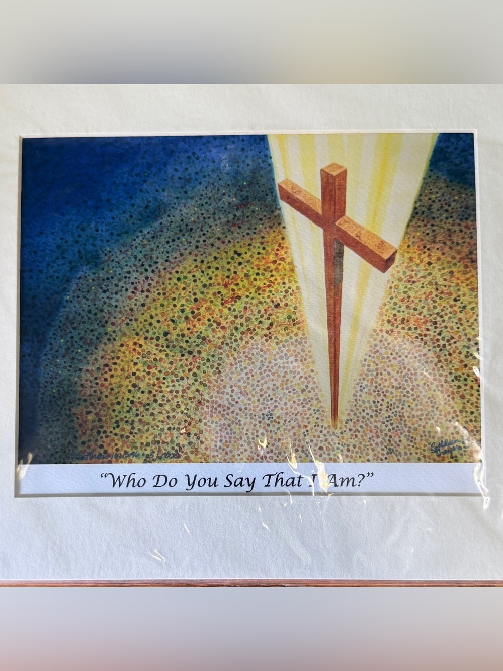 Cathleen Thayer Cross Giclees Print Signed & Numbered Contemporary Christian Art